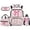 Pink Leopard Bow, variant on Binienty USA Flag Patriotic Bow Kids Backpack Lunch Box Set For Elementary School Girls 4-In-1 Waterproof Lightweight Bookbag Lunchbag Pen Pouch Back To School Gifts For Kids