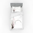 thumbnail image 2 of Ambesonne Art Bedding Set 4 Pcs, Traditional Ink Orchid, Queen, Brown and Pink, 2 of 3