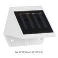 thumbnail image 4 of Kuymtek Lámpara de valla de 2X4LED, luz de pared de escalera de plástico con energía Solar, jardín al aire libre, 4 of 4