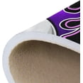 thumbnail image 6 of Baseball Purple Fire Area Rugs Colorful Large Non-Slip Floor Mat Decorative Carpets Doormat for Kitchen Living Dining Dorm Playing Room Bedroom 31 x 20inch, 6 of 7