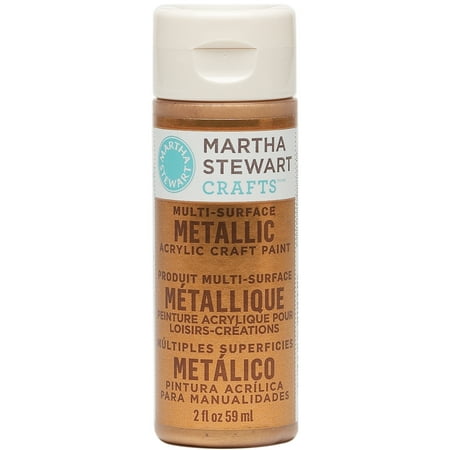 Martha Stewart Metallic Acrylic Craft Paint 2 Ounces-Copper