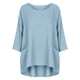 thumbnail image 5 of Blusas de Manga Larga de las Mujeres Verano Cuello Redondo Color Sólido Lino-Estilo Cardigan, Poliéster Suave Casual Abierto Frente Superior, 5 of 8