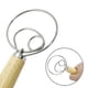 thumbnail image 5 of Dough Whisk, 13 Inch Wooden Dutch Whisk For Dough Dough Mixer Hand Tool, Bread Dough Whisk, 5 of 5