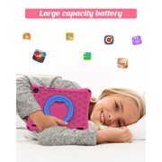 Kids Tablet, 10 inch Android Tablet for Kids, Toddler Tablet with Case, Parental Control, 6000mAh, Quad Core Processor, 2GB RAM 32GB ROM, HD Touch Screen Tablets, Pink