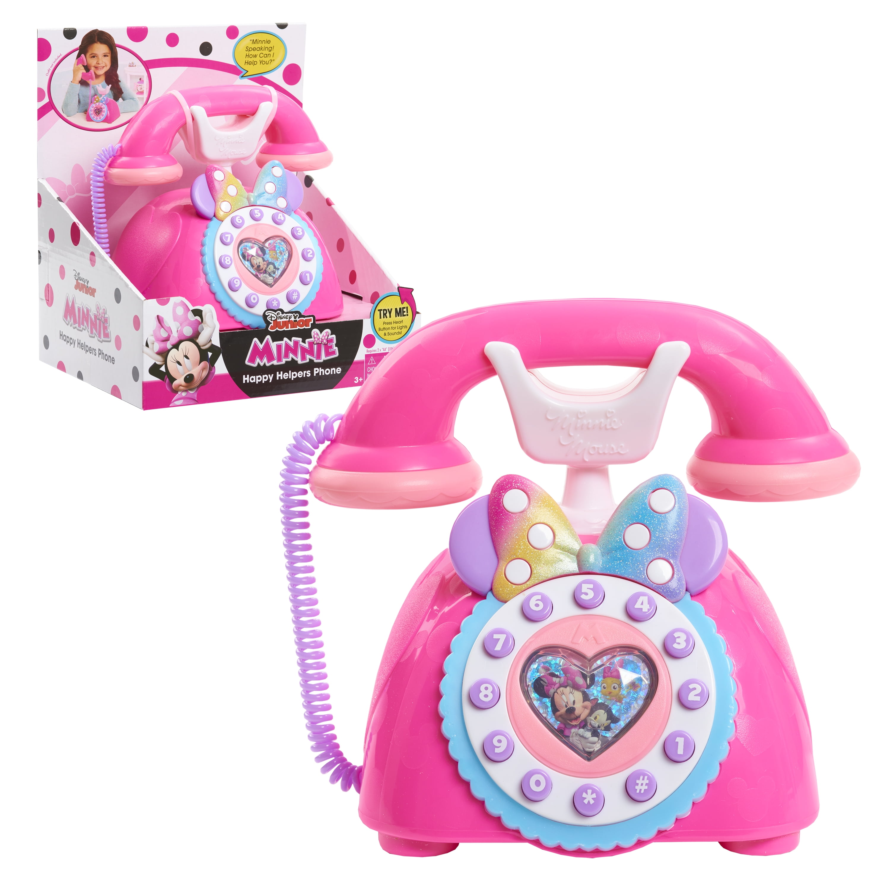 Disney Junior Minnie Mouse Happy Helpers Phone, Ages 3+ - Walmart.com - Walmart.com
