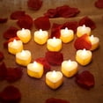 thumbnail image 2 of Velas LED, Velas de Pilas, 24 Piezas, Velas Electricas Sin Humo, Flama Realista con Movimiento. Veladoras LED, para Decoraciones en Hogar, Bodas, Fiestas, Navidad LingWen 1327537067177, 2 of 4
