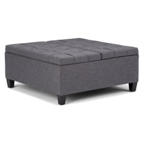 Simpli Home Harrison Coffee Table Storage Ottoman - Walmart.com