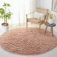 thumbnail image 2 of SAFAVIEH Casablanca Genette Solid Area Rug, Pink, 6' x 6' Round, 2 of 8