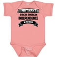 thumbnail image 3 of Inktastic African American Independence Juneteenth Boys or Girls Baby Bodysuit, 3 of 5