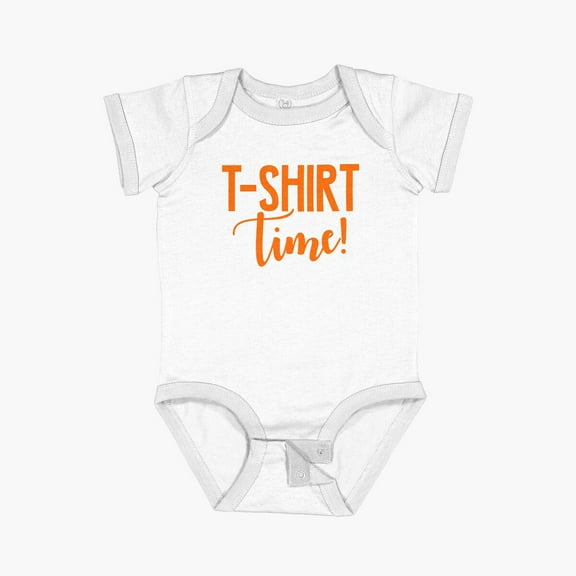 Luvly Jersey Shore - T-Shirt Time Short Sleeve Baby One-Piece, New Born, Baby Shower Gift, New Parents Gift