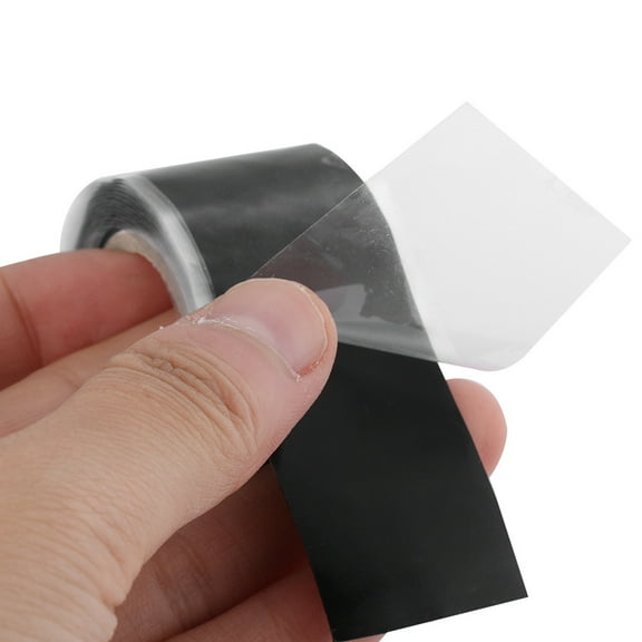 LEORX 2 Rolls Waterproof Sealing Tape Black Silicone for Adults
