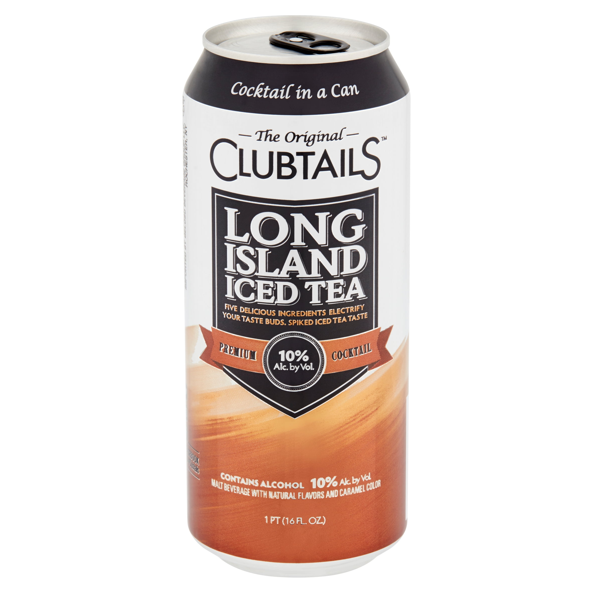 Clubtails Long Island Iced Tea, 16 ounce, 10% abv, Cocktail-in-a-can