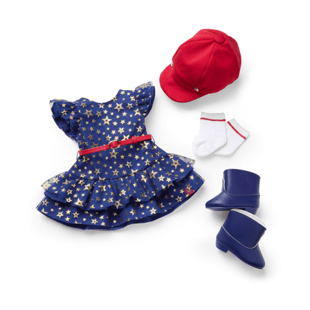 American Girl Team AG Navy Dress Set for 18 inch Dolls
