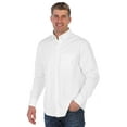 thumbnail image 3 of Gioberti Mens 100% Cotton Long Sleeve Casual Twill Oxford Shirt, 3 of 5