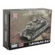 thumbnail image 4 of 1:72 serie militar creativa Alemania leopardo 2 tanque de batalla principal modelo bloques de construcción DIY juguetes ensamblados para niños regalos de navidad,NO.23-61( in bag ), 4 of 6