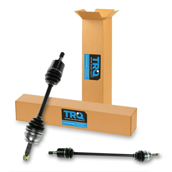 TRQ Front CV Axle Shafts LH RH Pair Set of 2 for Sonata Optima 2.4L 4 Cyl New CSA82499 Fits select: 2001-2006 KIA OPTIMA, 2004-2005 HYUNDAI SONATA