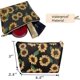 thumbnail image 4 of Makeup Bag Portable Travel Cosmetic Bag Waterproof Organizer Multifunction Case with Zipper Toiletry Bags Handbags for Women (Sunflower 3P), 4 of 4