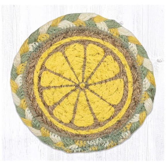 Capitol Importing 31-IC654LS 5 x 5 in. Lemon Slice Printed Coaster