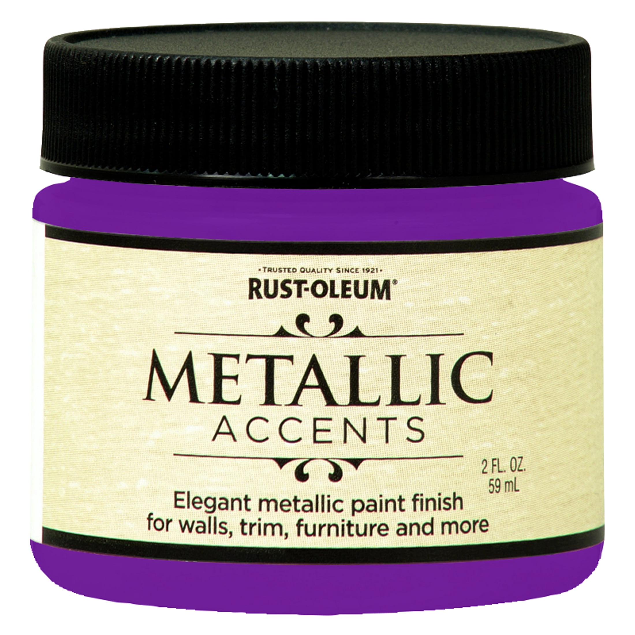 4 Pack, Amethyst, Rust-Oleum Metallic Accents Paint- 348903, 2 oz