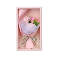 thumbnail image 2 of Caja regalo romántica de ramo de jabón de rosas - 5 rosas jabones, decoración de bodas y hogar, arreglo floral duradero, 2 of 4