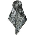 thumbnail image 6 of INSPIRE CHIC Women Leopard 35" Large Square Scarves Silky Satin Shawl Head Wrap Neck Scarf 90x90cm Grey, 6 of 6