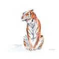 thumbnail image 2 of Del Valle, Aimee 32x26 Gold Ornate Wood Framed with Double Matting Museum Art Print Titled - Wild Tiger II, 2 of 4