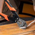 thumbnail image 3 of Bolt Cutters, 8" Heavy Duty Cable Cutter Pliers, Spring Loaded Pliers with Comfortable Soft Rubber Grip, Easily Cuts Locks, Barbed Wire, Thick Wire, 3 of 4