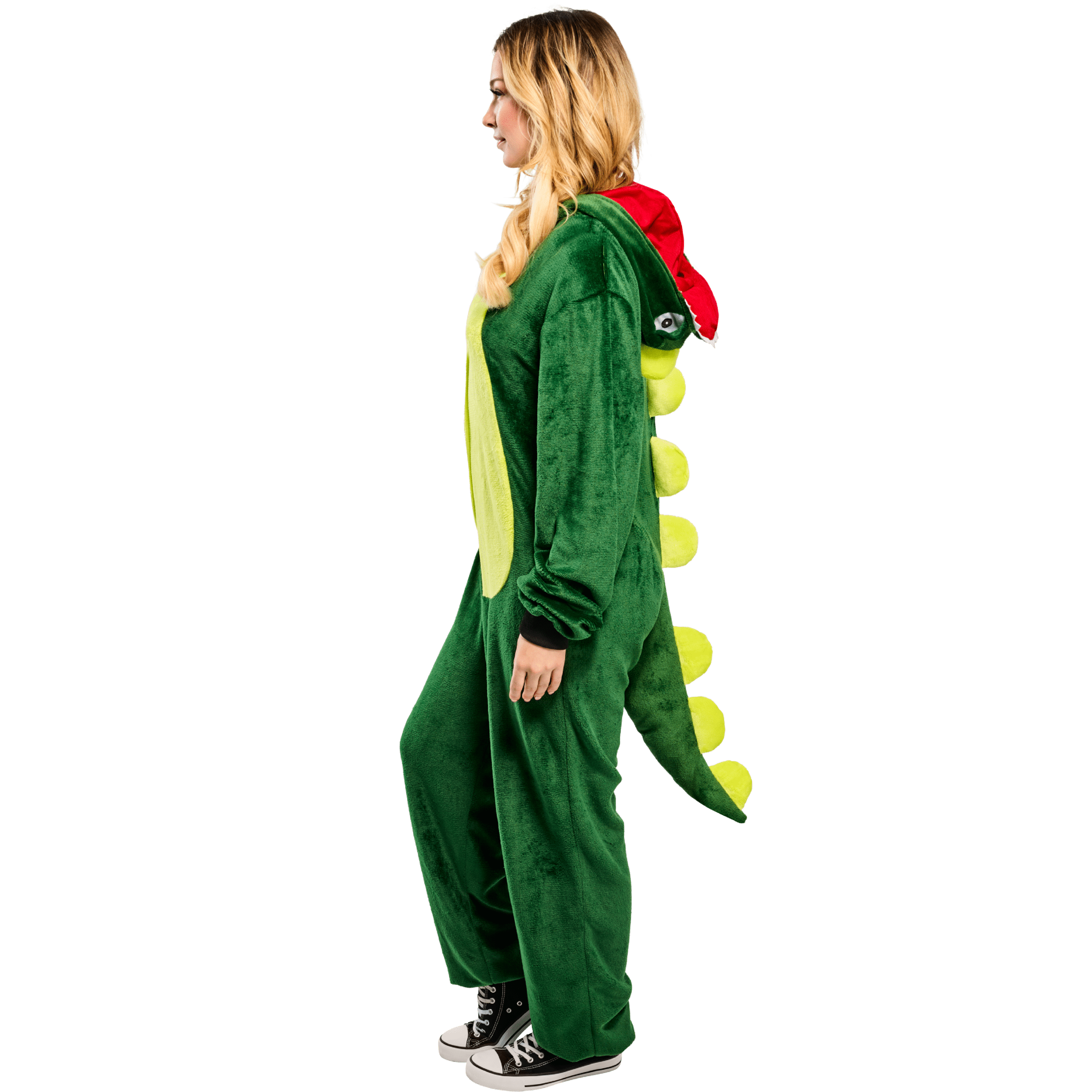 Dinosaur Halloween Costume for Adults, Adult Size L (36-42), by Way to Celebrate
