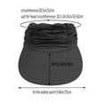 thumbnail image 2 of WCJM Foldable Wide Brim Sun Visor Hat for Women UPF50 Lightweight Breathable Quick Dry Adjustable Closure for Beach Hiking Running Cap, 2 of 5