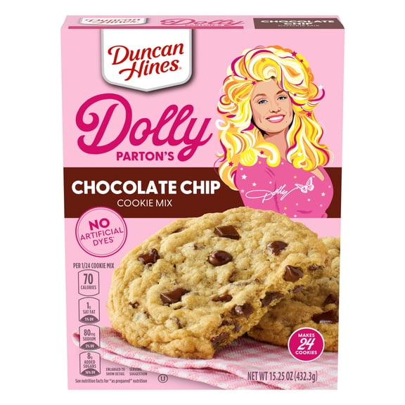 Duncan Hines Dolly Parton's Chocolate Chip Cookie Mix, 15.25 oz.