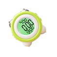 thumbnail image 2 of Seitruly Simple estéreo LED reloj silencioso electrónico ruidoso doble timbre Digital pequeño reloj Electrónica verde claro, 2 of 8