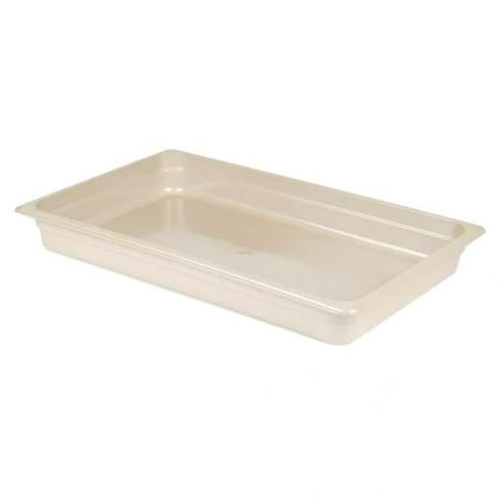 

Cambro 12HP772 2-1/2 Deep full Size Sandstone X-Pan High Heat Food Pan with 8.9 Quart Capacity Each