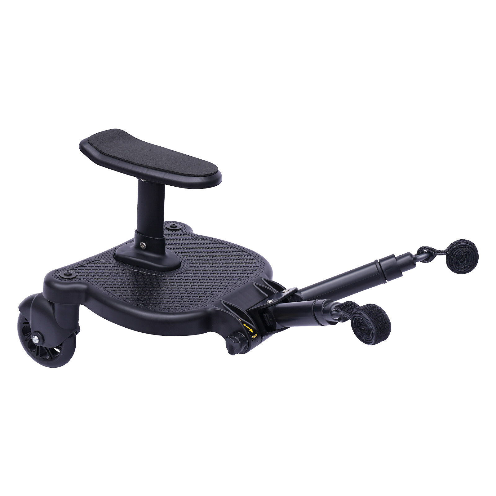 Universal 2 in 1 Stroller Ride Board w/ Detachable Seat, Stroller Glider board