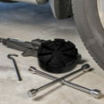 thumbnail image 4 of Raindrops 2Pcs Floor Jack Rubber Pad Black Stable Support for Jack Stand Pinch Welds, 4 of 8