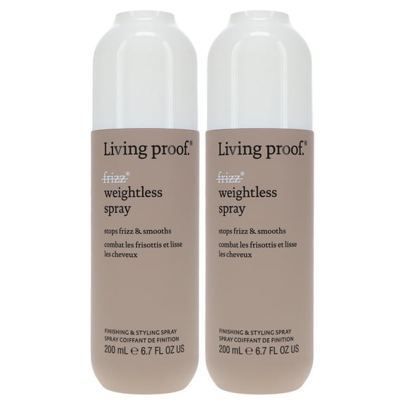 Living Proof No Frizz Weightless Styling Spray 6.7 oz 2 Pack