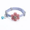 thumbnail image 1 of Adjustable Cute Six Petals Flower Bell Decor Cat Kitten Collar Pet, 1 of 4