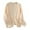 Beige, variant on GigrtiJin Women's Hollow out Cardigan Sweater Lightweight Open Front Long Sleeve Crochet Solid Loose Sweaters