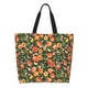 thumbnail image 1 of Balery Fruits Peach Bolsa Tote Estilo Estético con Cremalleras, Bolsa de Hombro, Bolsa de Compras Grande y Plegable, 1 of 8