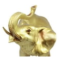 thumbnail image 5 of Auspicious Large Thai Buddha Feng Shui Golden Elephant With Trunk Up Statue, 5 of 5