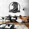 thumbnail image 7 of KAINSY Personalized Cowboy Metal Sign, Western Wall Decor, Rustic Cowboy Hat & Boot Wall Art, Metal Outdoor Wall Art, Rustic Country Western Decor for Bedroom Bathroom Home, Customized Gifts Color01, 7 of 7
