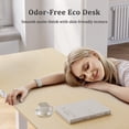 thumbnail image 3 of INNOVAR Electric Standing Desk, Home Adjustable Height Stand up Desk, 40x24 inches Small Sit to Stand Desk for Office with Splice Board,Nature Top,Easy to Install, 3 of 12