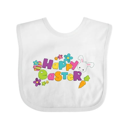 

Inktastic Happy Easter Gift Baby Boy or Baby Girl Bib
