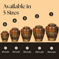 thumbnail image 6 of Urn for Human Ashes Large Wooden urn for Cremation Adult urn Box for Ashes Personalized Wooden urn Burial urn for Funeral Wood Box for Human ash (X-Large 250 LBS), 6 of 6
