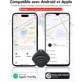 thumbnail image 2 of 2026 Air  Tags Item Locator for Android & iOS    Tags Compatible with  Find My (iOS) & 's Find Hub(Android) for , Luggage, Wallet,  Black (4 Pack), 2 of 6