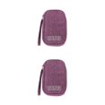thumbnail image 3 of Cateissary Protege artículos Bolsa de almacenamiento Objetos de valor Seguro y sonido Organizador Estuche Bolsa de almacenamiento Bolsa púrpura 2piezas, 3 of 6