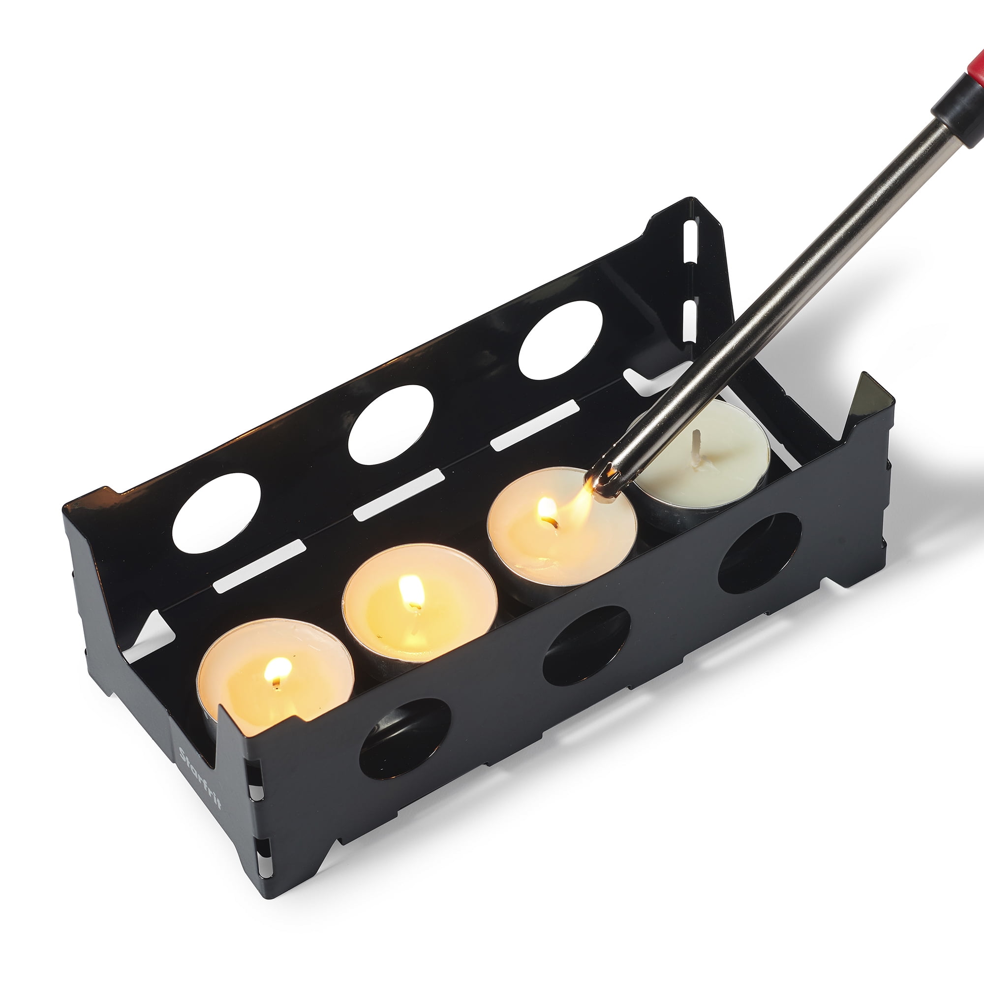 Starfrit Ensemble À Raclette, Plateau Antiadhésif En Acier Carbone, Poignée Repliable, 4 Bougies Chauffe-Plat, Grattoir, Facile À Nettoyer, Noir Antiadhésif