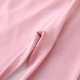 thumbnail image 3 of FRSASU Girl's Knee Length Capri Leggings with Pockets Yoga Workout Capris Pants Stretch for Running Casual Pink, 3 of 9
