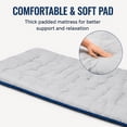 thumbnail image 6 of Camping Cot for Adults with 2 Sided Mattress - 75" x 28" Cot, 1200D Oxford Portable Cot Bed with Carry Bag for Camp Travel Guest, 6 of 11