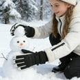 thumbnail image 3 of Insulated Ski And Cycling Warm Weather Mittens For Youth Winter Sports With Touchscreen Compatibility And Grips, 3 of 3