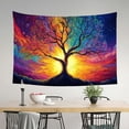 thumbnail image 2 of RKSupls Tree of Life Sun Moon Mandala Tapestry, Home Tapestry Suitable for Hanging for Decorative Wall Hanging, Decorative Bedroom, Living Room Decoration - 60*40in, 2 of 6